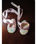 Polka Dot Ballet Baby Newborn Shoes-SHIPS N 24 HOURS - £13.07 GBP
