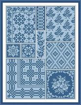 Antique Sampler 2 Repeating Borders Floral Textile Cross Stitch Pattern ... - £5.48 GBP