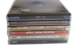 Lot of 6 CDs - Kenny G - Breathless, Live, Faith, Wishes, Greatest Hits,... - £9.43 GBP