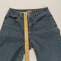 St. John's Bay Women's Blue Stretch Secretly Slender Bootcut Denim Jeans Size 4S image 5