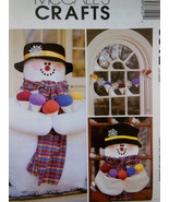 McCall&#39;s 3312 Snowmen and Snocone Decorations 26&quot; to 36&quot; UNCUT Clean smo... - $7.51 CAD