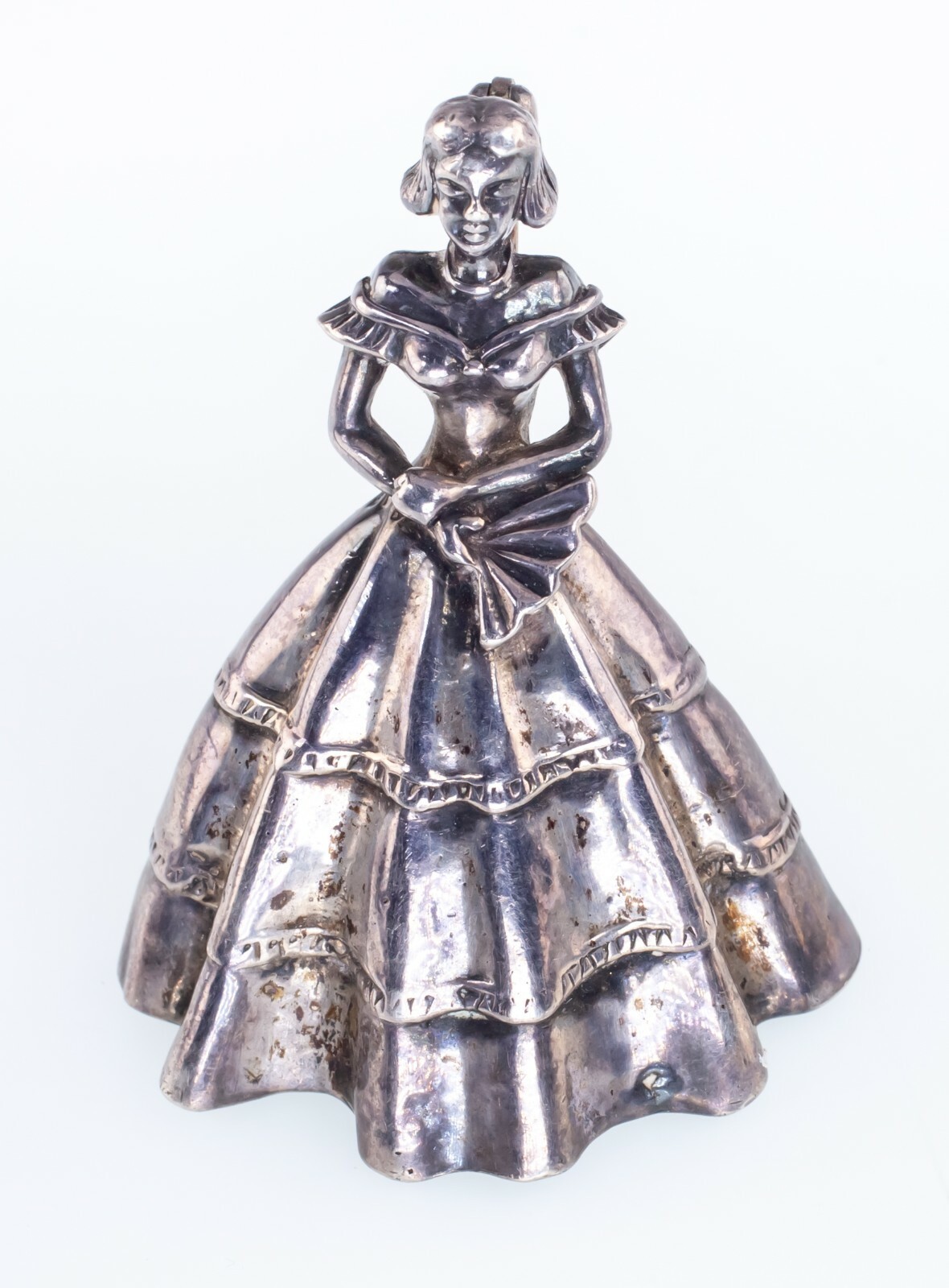 Vintage Danecraft Sterling Silver Southern Belle Brooch Nice Condition - $73.33