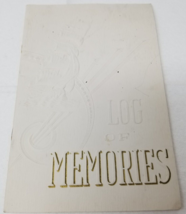 1930 Art Deco Yearbook Log of Memories Photo and Signature Book High School - £15.10 GBP
