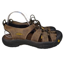 Keen Mens Newport Brown Leather Hiking Trail Sandals Size US 10 - $43.95