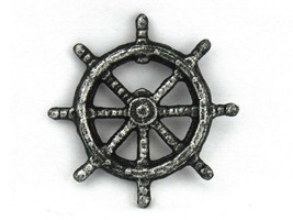 [Pack Of 2] Antique Silver Cast Iron Ship Wheel Bottle Opener 3.75&quot;&quot; - £27.86 GBP