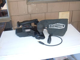 Craftsman corded 3&quot; x 21&quot; belt sander with dust bag in good working cond... - £88.18 GBP