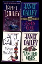 LOT of FOUR paperback books by JANET DAILEY * Vines, Aspen gold, Illusio... - $4.46
