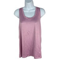 Athletic Works Pink Racerback Tank Top M (8-10) Polyester &amp; Spandex - $11.30