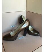 PRADA Brown Platform High Heels Size 39.5 Women&#39;s Shoes . - €300,54 EUR