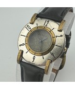 VTG Fossil Quartz Watch EC-8712 Women 30m Dual Tone Steel Leather New Ba... - $525.02 MXN