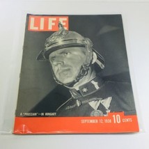 Vintage Life Magazine: A Prussian In Hungary - September 12 1938 - £10.59 GBP