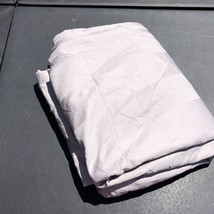 Charter Club King Size Duvet Cover Grey Damask Stripe 100% Cotton - $59.39