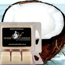 Fresh Coconut Eco Soy Candle Wax Melts Clam Packs Hand Poured Vegan - £11.19 GBP+