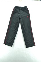 Boy&#39;s Size Small Jordan Athletic Pants Black with Red Stripe EUC - £5.47 GBP