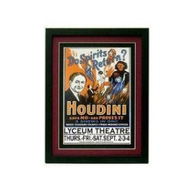 Houdini Do Spirits Return Poster Vintage Style Custom Framed Print - $845.94 MXN+