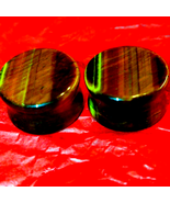 Genuine tiger&#39;s eye ear plugs - €22,42 EUR