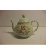 Porcelain Teapot With Pink Flowers And Butterflies - $49.99