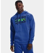 Mens Under Armour UA Rival Fleece Signature Box Hoodie - XL &amp; Large - NWT - $45.21 CAD