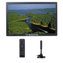 Trexonic Portable Rechargeable 15.4 Inch LED TV with HDMI, SD/MMC, USB, ... - $177.24