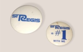 St Regis Vintage Set Of Pin Buttons - £6.36 GBP