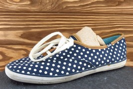 Keds Women Sz 8 M Blue Lace Up Fashion Sneakers Fabric Shoe - £15.42 GBP