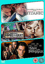 Titanic/The Man In The Iron Mask/Romeo And Juliet DVD (2009) Leonardo DiCaprio,  - £14.87 GBP