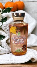 Bath &amp; Body Works Fall Marshmallow Pumpkin Latte Shower Gel Body Wash 10 oz NEW - £14.84 GBP