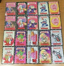 2022 Topps Garbage Pail Kids Disgusting Dating 20-Card Black Heart Parallel Set - £117.64 GBP