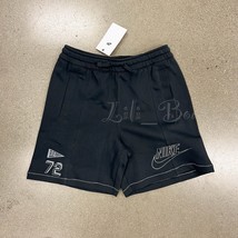 NWT Nike Boy&#39;s DQ9077-010 Big Kids Sportswear Standard Fit Shorts Black Size XL - £20.25 GBP