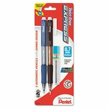 NEW Pentel 2-Pack Twist-Erase Express Mechanical Pencils 0.7mm w/Lead &amp; ... - $8.50
