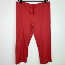 Uniform Advantage UA Scrubs Red Scrub Pants Bottoms Size Medium M - £5.53 GBP