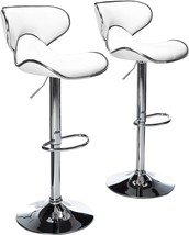 Masaccio Cushioned Leatherette Upholstery Airlift Adjustable Swivel Bars... - $2,915.89 MXN