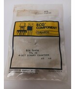 Integrated Circuit Sylvania Ecg 7493A Ttl Ic 4 Bit Binary Counters - $247.51 MXN