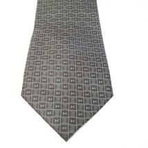 Tie Geometric Hourglass Square Necktie 56&quot; Bill Robin Son Green Black - $9.99