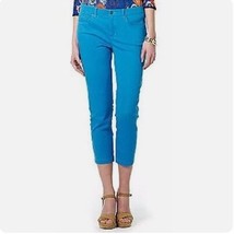 Jones New York Soho Capri Cove Blue Pants Women’s 14 Spring Beach Resort - £17.36 GBP