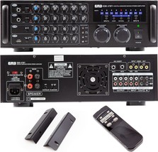 Emb Pro 700-Watt Digital Rack Mountable Karaoke Mixer Stereo Amplifier E... - £173.77 GBP