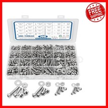 Versatile 700Pcs Stainless Steel Assorted Fastener Kit - Ideal for DIY P... - $43.55