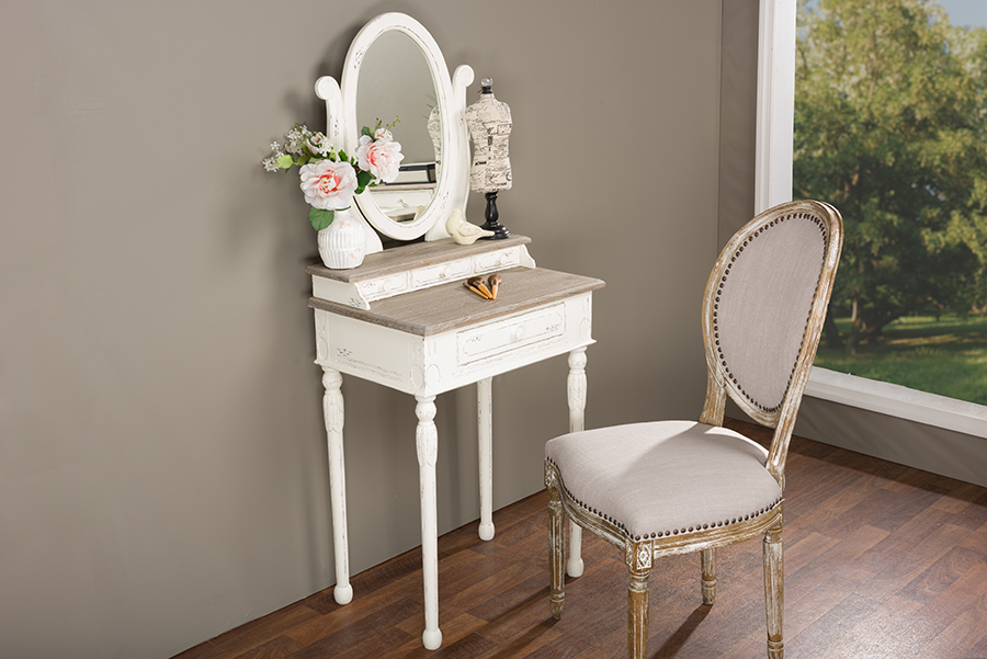 Calanthe Accent Dressing Table w/Mirror - $363.80