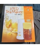 2006 Mr. Coffee Iced Tea Maker Model TM1S with Yellow Lid NEW! SEALED! - $64.35