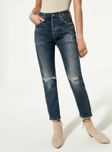 Citizens Of Humanity Liya High Rise Classic Fit Crop in Shangri LA Sagla... - $995.86 MXN