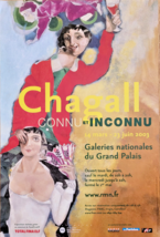 Marc Chagall - Manifesto Originale Esposizione - Grande Palazzo - Parigi - 2003 - £139.50 GBP