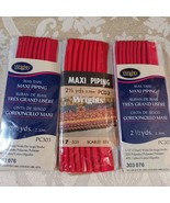 Wright&#39;s Red Bias Tape Maxi Piping  -  3 Packs - €5,06 EUR