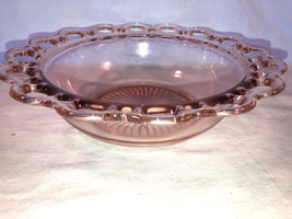 Pink Old Colony 9.5 Inch Bowl Depression Glass Mint - £15.93 GBP