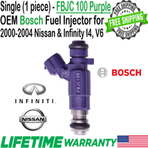 Genuine Flow Matched x1 Bosch Fuel Injector For 2003, 2004 Infiniti G35 3.5L V6 - £30.06 GBP