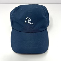 Rhoback Poly Performance Golf Cap Fleet Blue White Logo Strapback Navy C... - $459.42 MXN