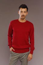 Cosy sweater 100% Royal alpaca, men - £110.62 GBP