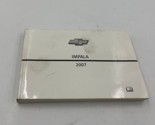 2007 Chevy Impala Owners Manual Handbook OEM E03B28022 - £11.65 GBP