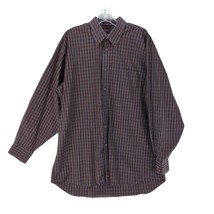 Nordstrom Men&#39;s L Smartcare Plaid Button Down Casual Cotton Dress Shirt ... - £15.46 GBP