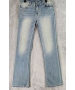Calvin Klein Jeans Mens 32 x 32 Blue Denim Distressed Casual Modern Boot... - £20.24 GBP