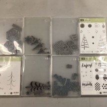 Stampin&#39;Up Christmas Holiday Lot (Stamp Set &amp; Dies) See Photos - $39.59